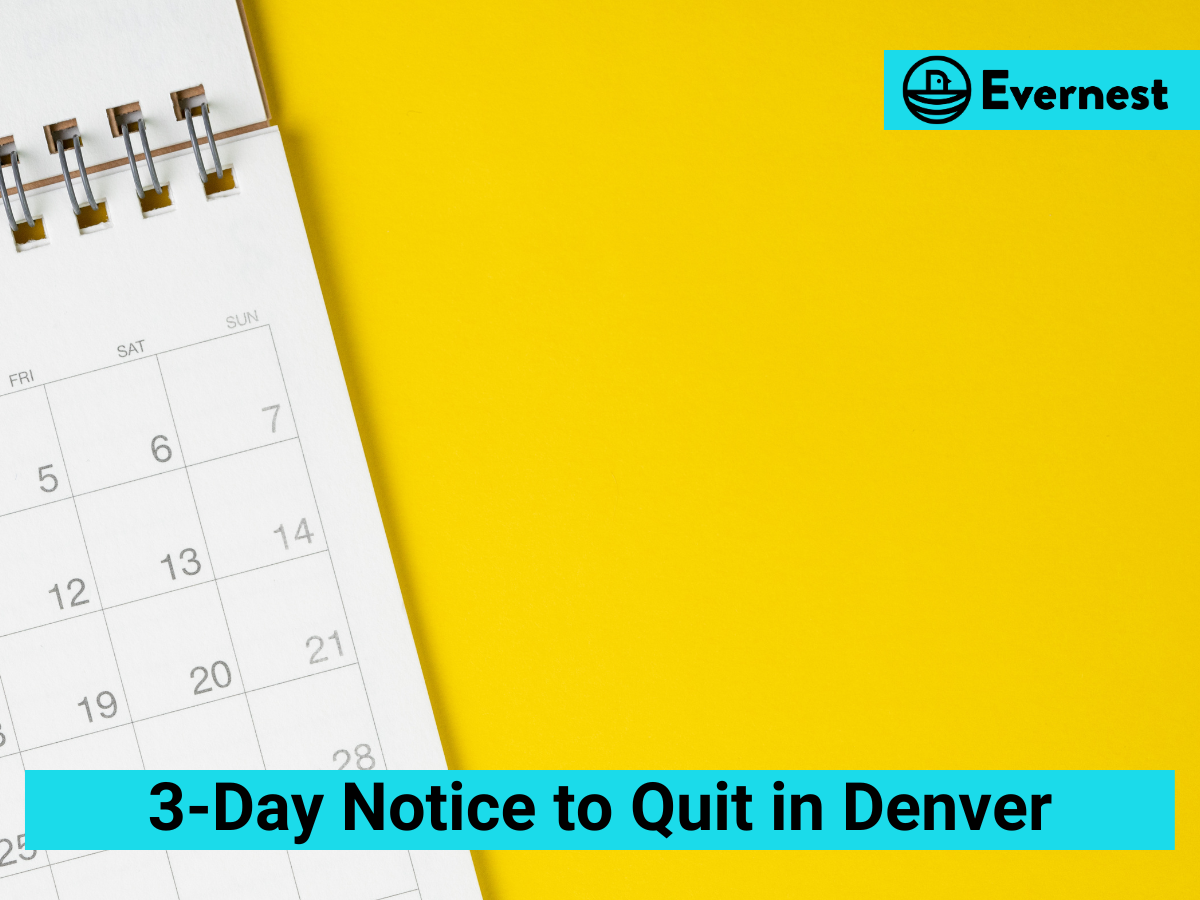 Understanding the 3-Day Notice to Quit in Denver: A Comprehensive Guide
